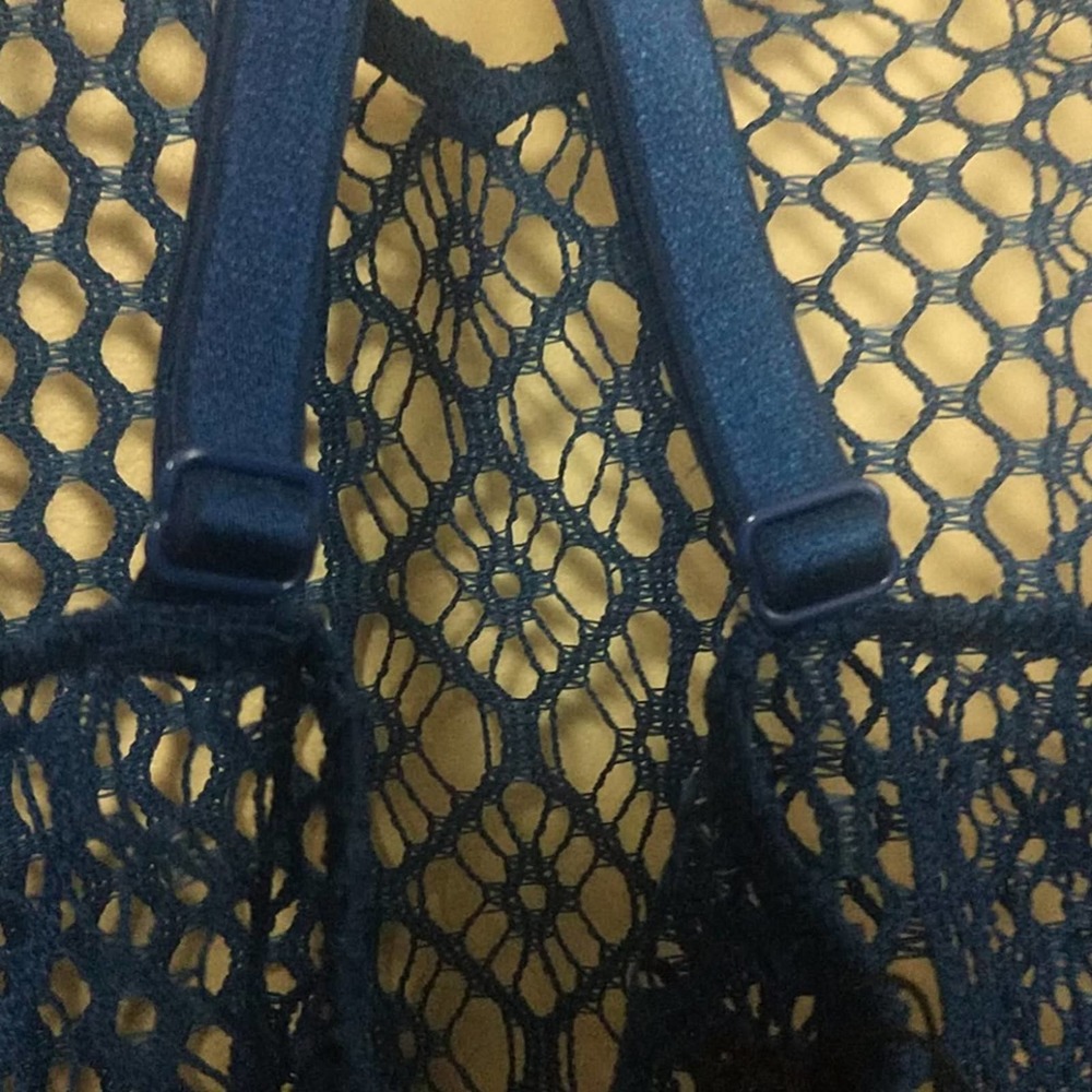 Victoria Secret Crochet Knit Crop Swim Cover Up - Picture 9 of 12